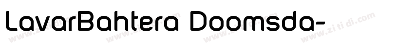 LavarBahtera Doomsda字体转换